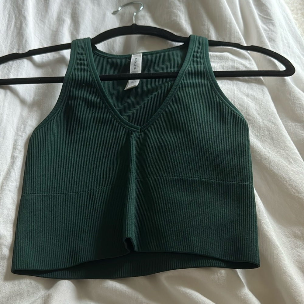 Dark Green Athleta Tank